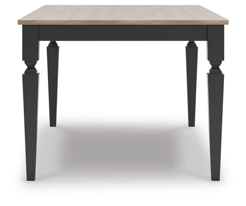 Brenkerton - Rectangular Dining Room Table - Grayish Brown / Black by Unique Piece Furniture