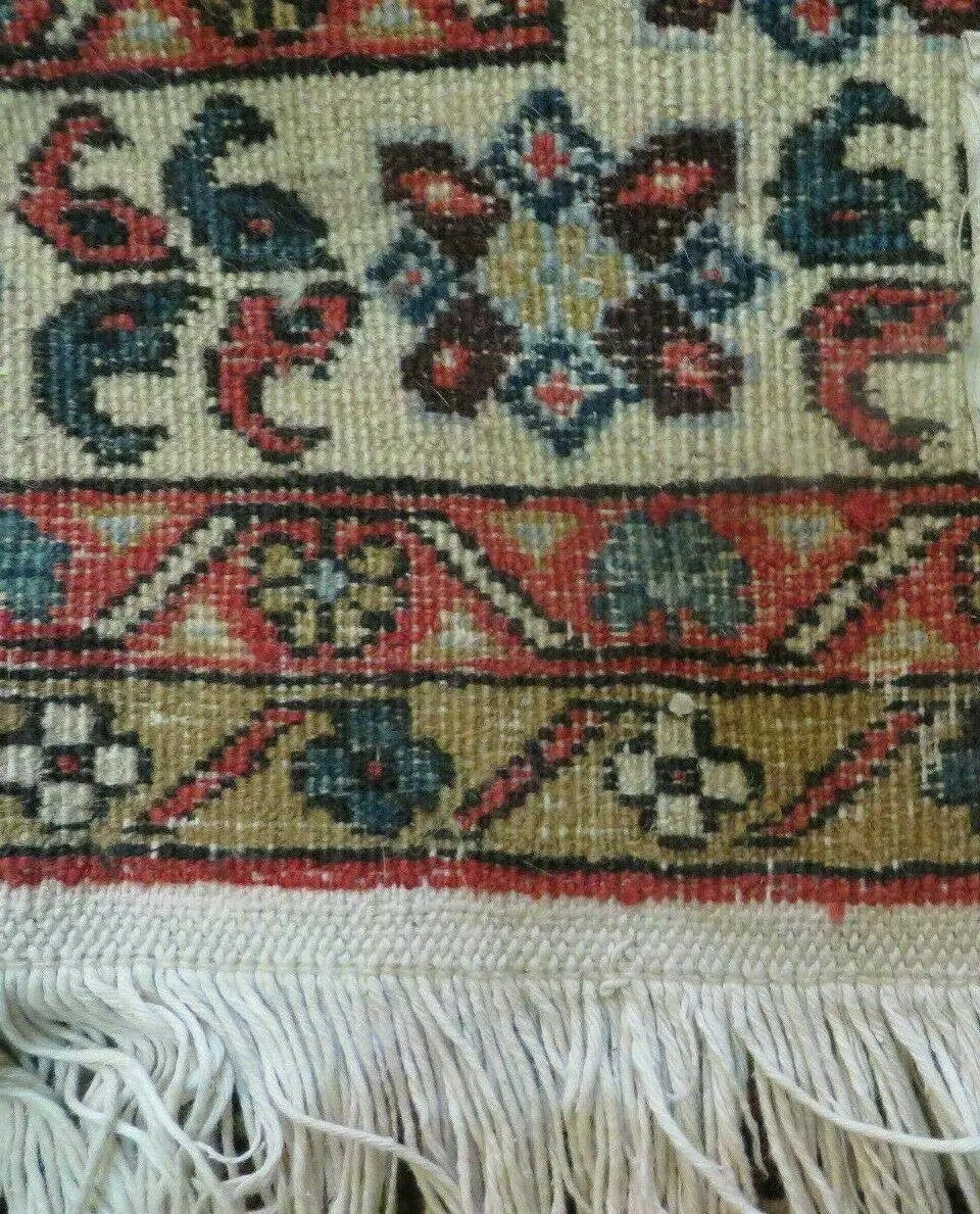 4' X 7' Vintage Handmade Knotted Rug India Caucasian Wool Soft Green Organic by Jewel Rugs