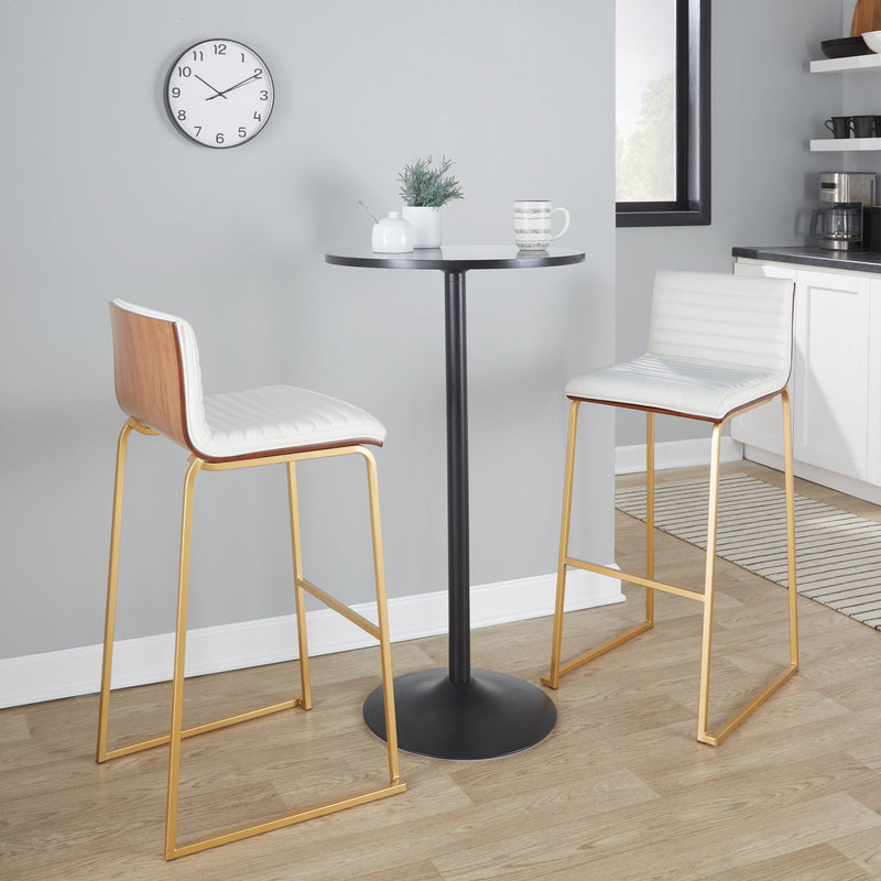 Mason Mara - Contemporary Versatile Desig Fixed Height Barstool (Set of 2) by Unique Piece Furniture