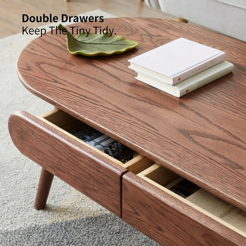 Capsule Centre Low Table With Drawers Coffee Table by HouseOfZazla