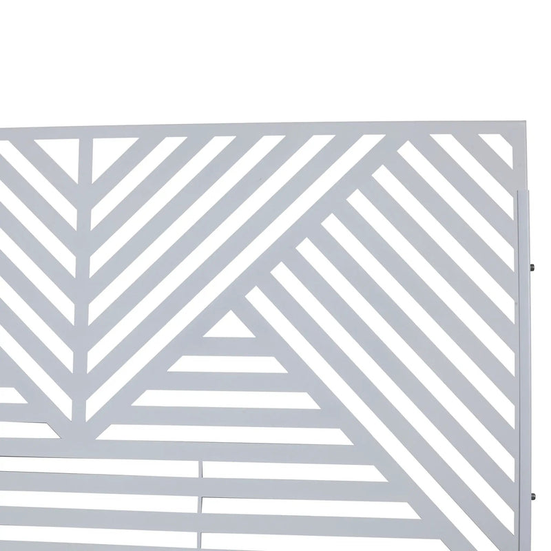 Freestanding Outdoor & Indoor Freestanding Metal Privacy Screen by Unique Piece Furniture