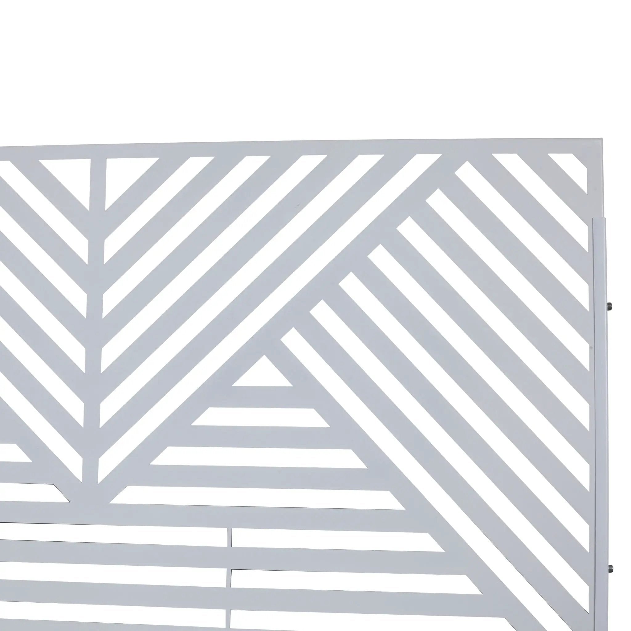 Freestanding Outdoor & Indoor Freestanding Metal Privacy Screen by HouseOfZazla
