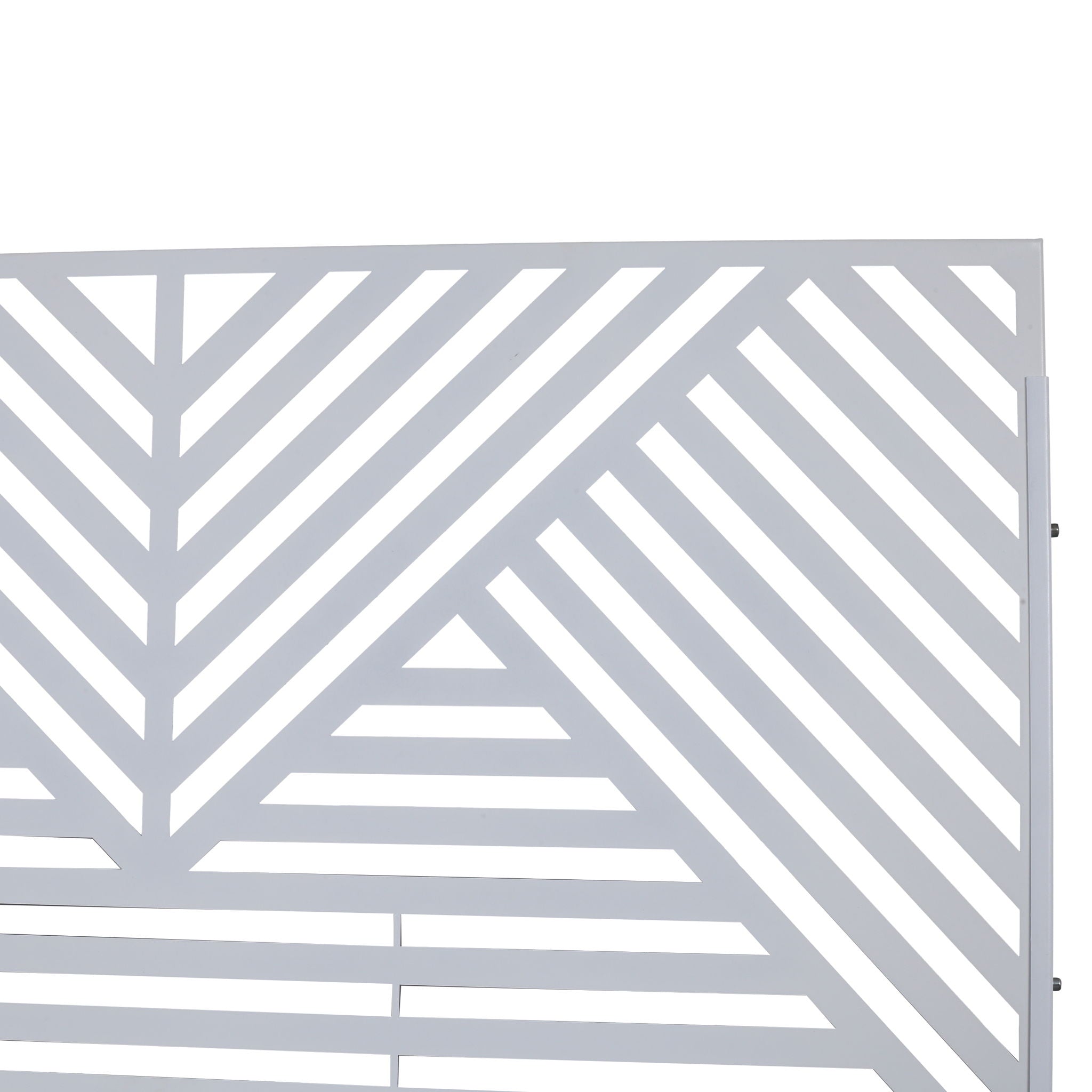 Freestanding Outdoor & Indoor Freestanding Metal Privacy Screen by Unique Piece Furniture