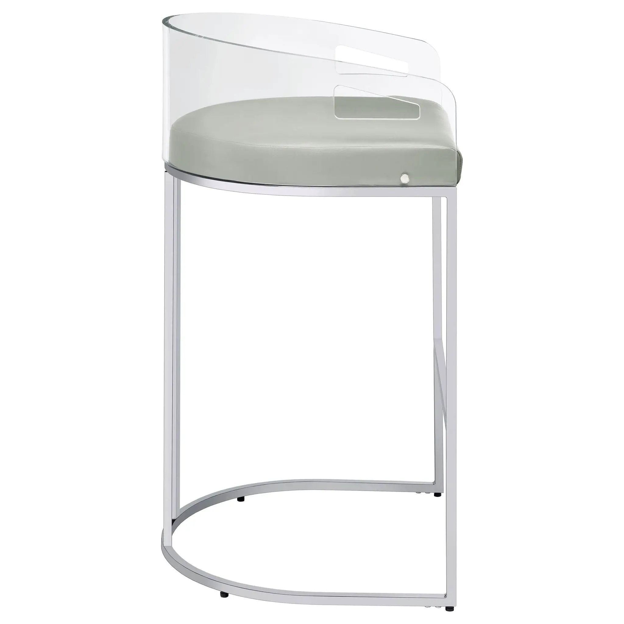 Mello - Upholstered Bar Chair (Set of 2) - Gray