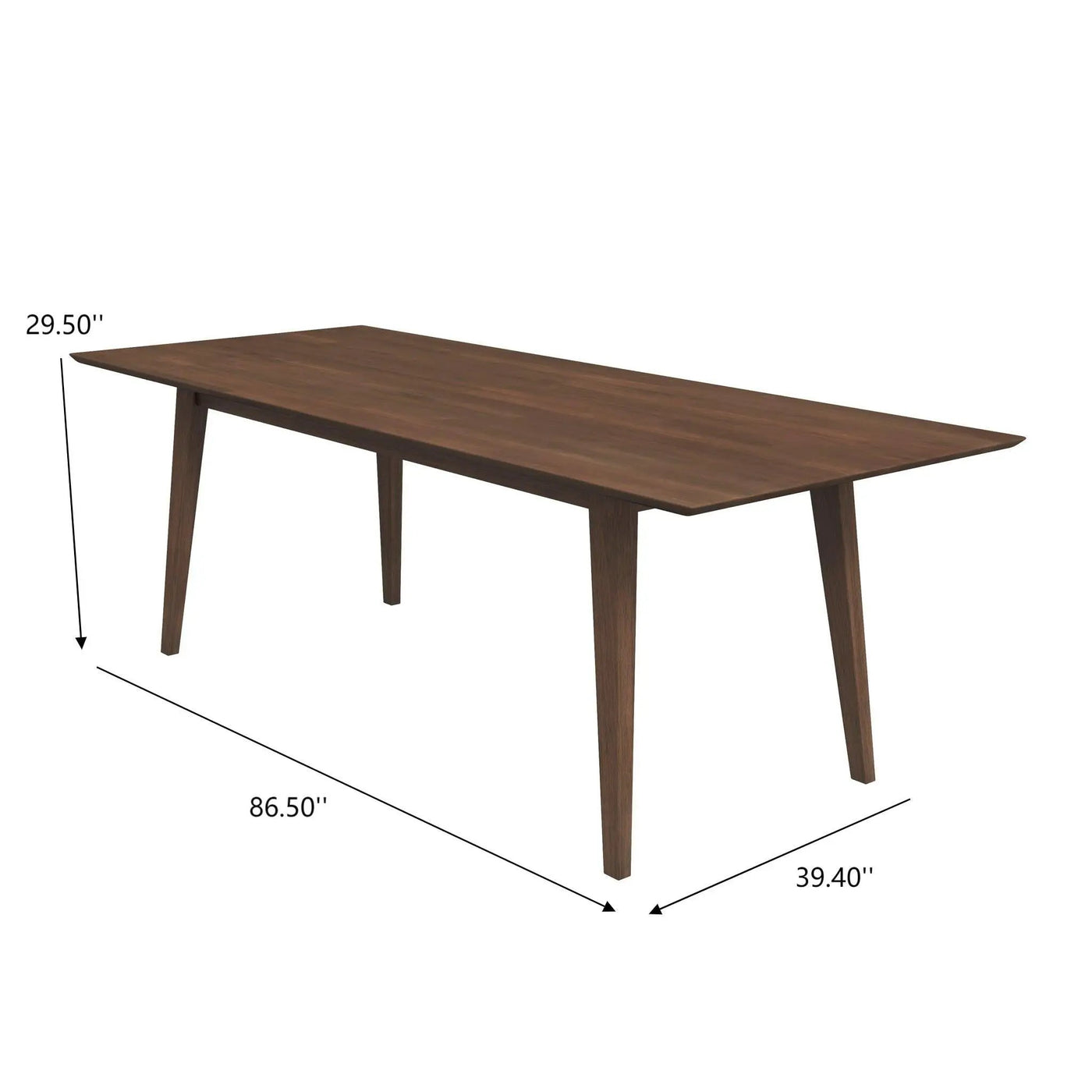 Levi - Modern Style Rectangular Dining Kitchen Table by Unique Piece Furniture
