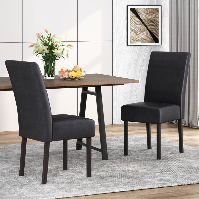 Pertica Dining Upholstered Armless Chairs (Set of 2) by HouseOfZazla