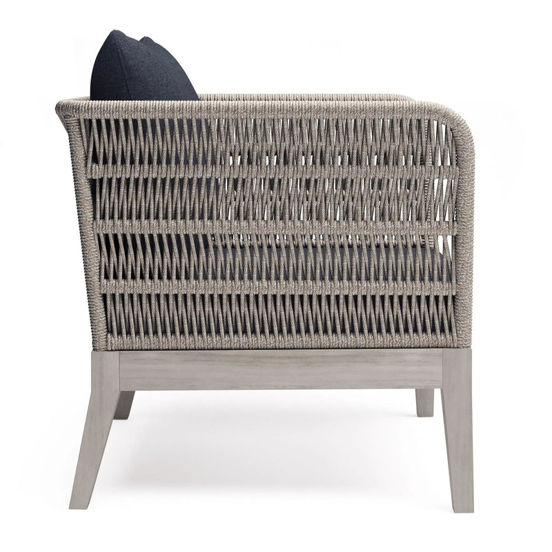Santiago - Outdoor Conversation Chair - Slate Gray by HouseOfZazla