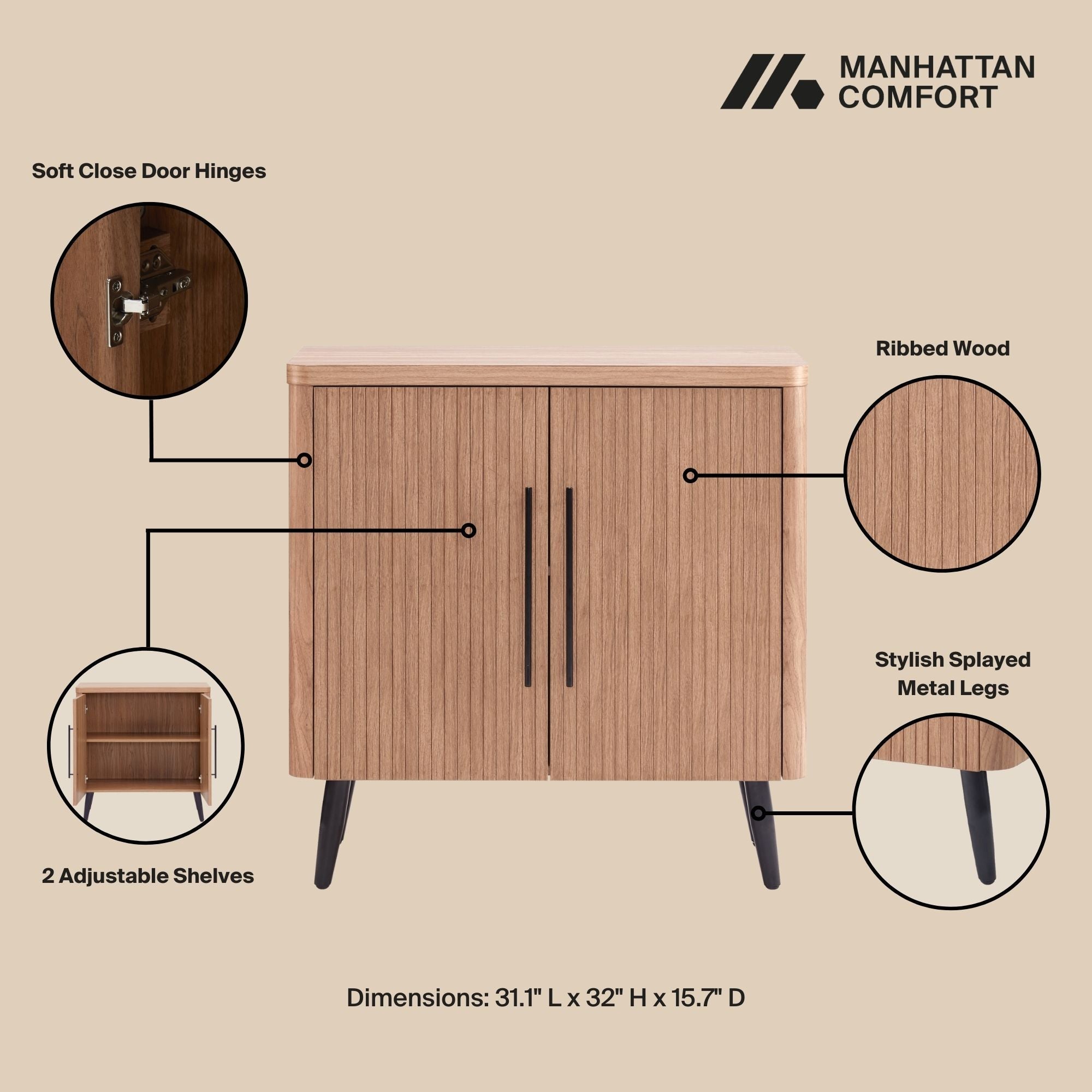 Jodie - Accent Cabinet by HouseOfZazla