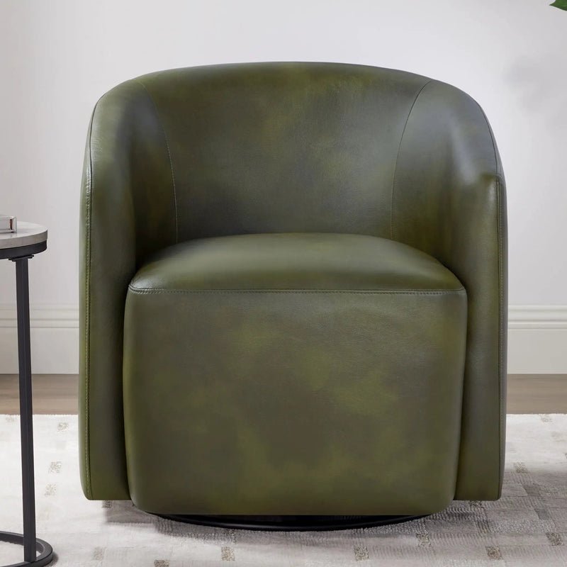 Ardena - Modern Swivel Barrel Chair by HouseOfZazla