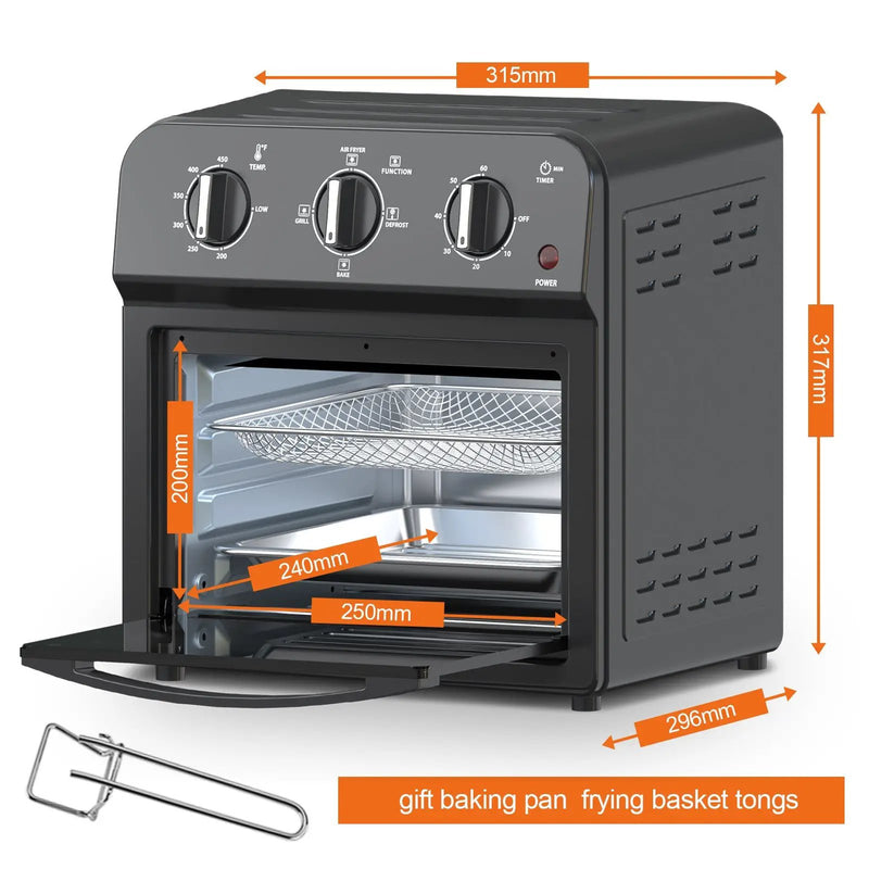 Family Size Air Fryer Toaster Oven Combo, 13QT by HouseOfZazla