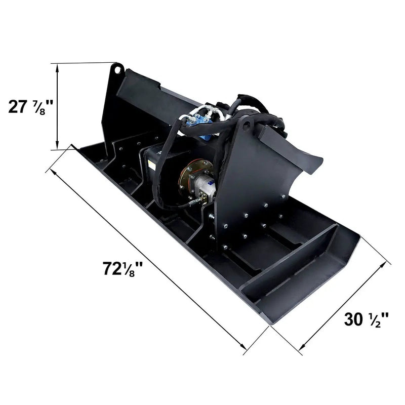 72" Skid Steer Plate Compactor by Chery Industrial