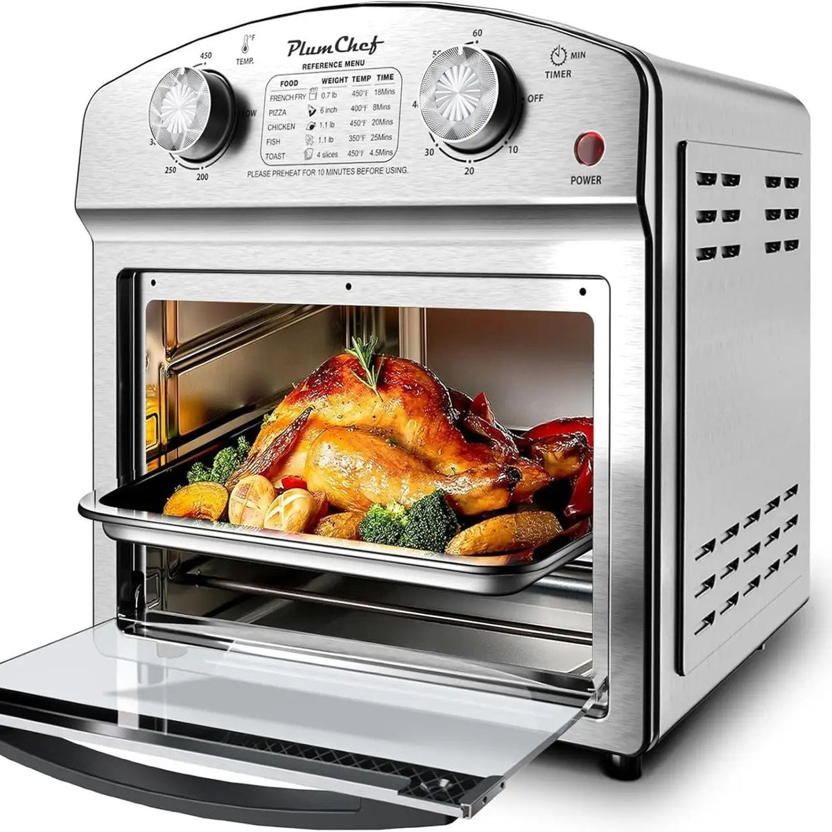 12.5 Quart 7-in-1 Convection Toaster Oven by HouseOfZazla