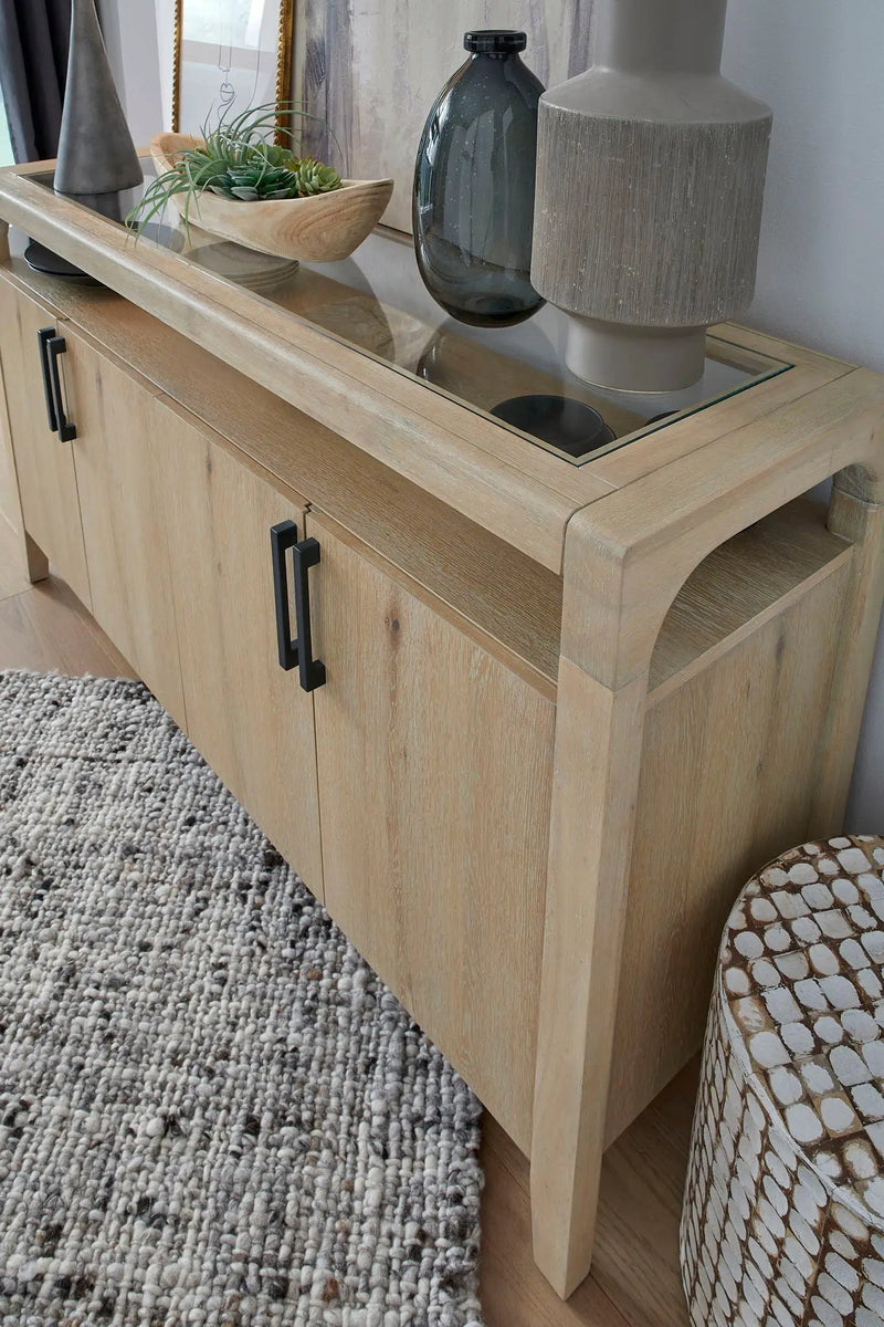 Somerset - Sideboard - Butternut and Omari Natural by Unique Piece Furniture