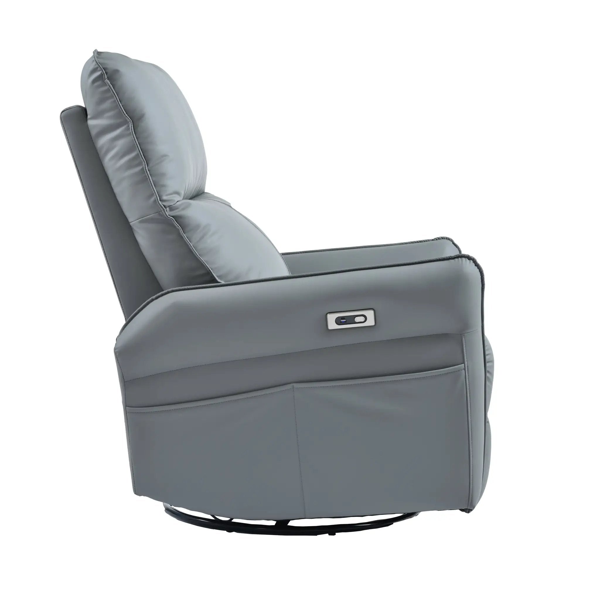 Power Swivel Rocker Recliner Chair for Adults by HouseOfZazla