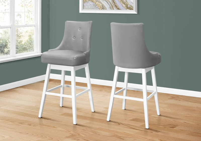 Swivel Stool Bar Height, Transitional (Set of 2) by Unique Piece Furniture