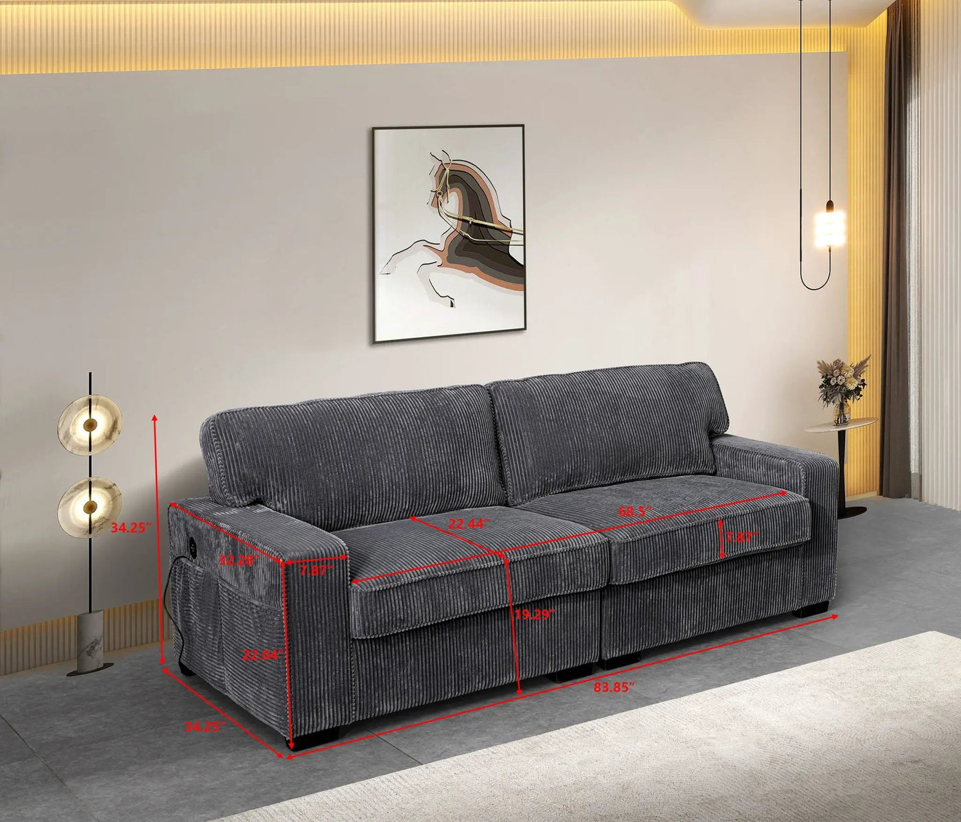Exceptional Comfort Loveseat by HouseOfZazla