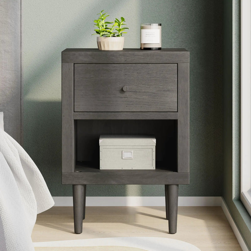 Nystrom Single Drawer Nightstand by HouseOfZazla