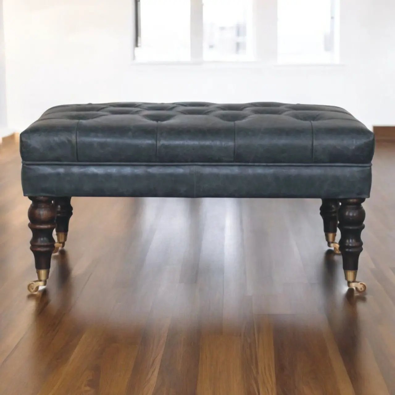 Buffalo - Ottoman With Castor Legs by Unique Piece Furniture