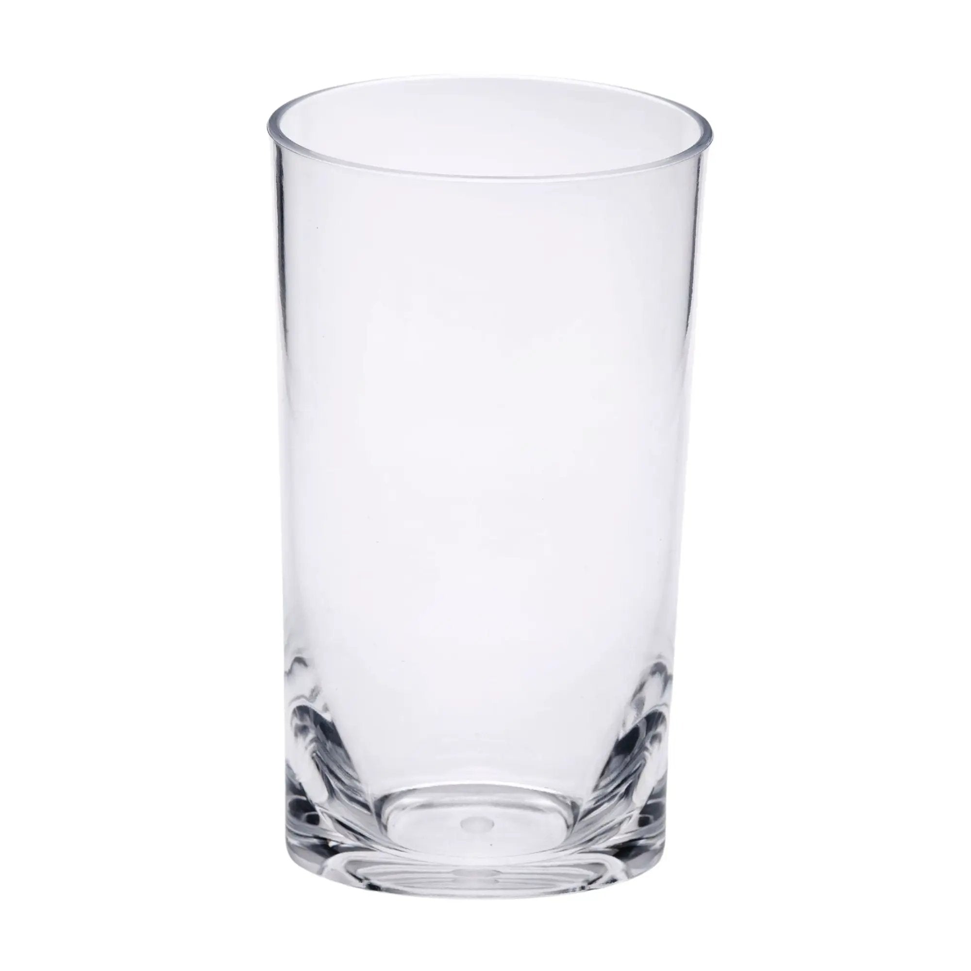 Halo - Leading Ware Oval Tritan Glasses (Set of 4) Hi Ball 15Oz Plastic Bpa Free - Clear by HouseOfZazla