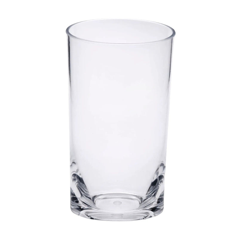 Halo - Leading Ware Oval Tritan Glasses (Set of 4) Hi Ball 15Oz Plastic Bpa Free - Clear by HouseOfZazla