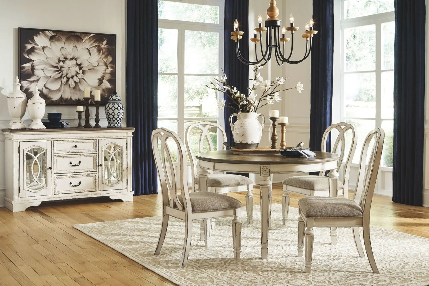Realyn - Oval Dining Table Set by Unique Piece Furniture