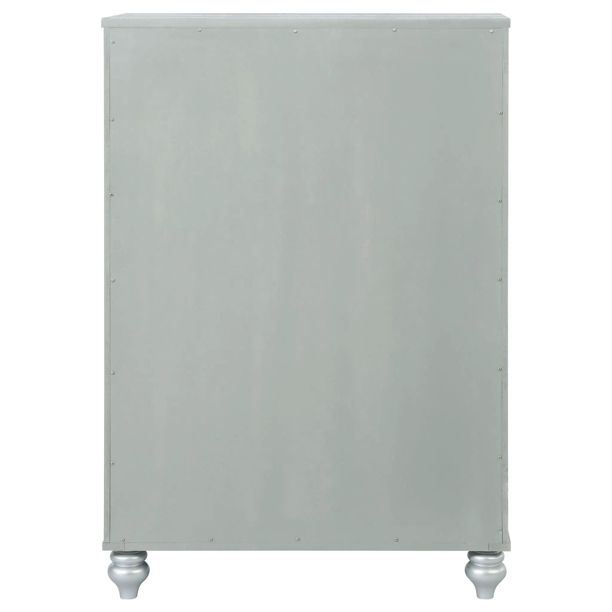 Gunnison 5-drawer Bedroom Chest Silver Metallic by Unique Piece Furniture