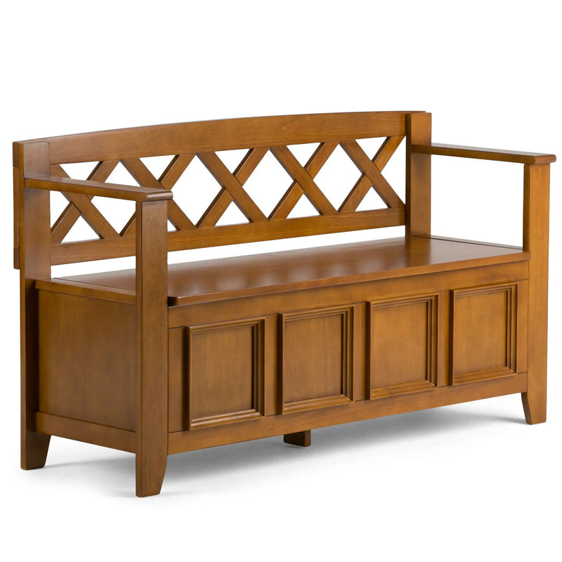 Amherst - Handcrafted Entryway Storage Bench by Unique Piece Furniture