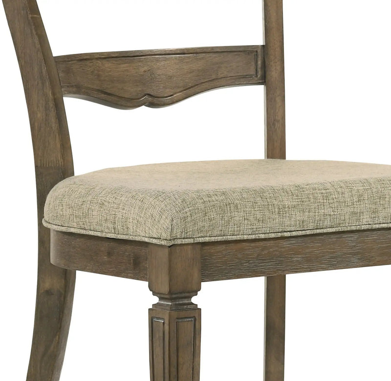 Parfield - 7 Pieces Dining Room Set - Light Brown / Oak by Unique Piece Furniture