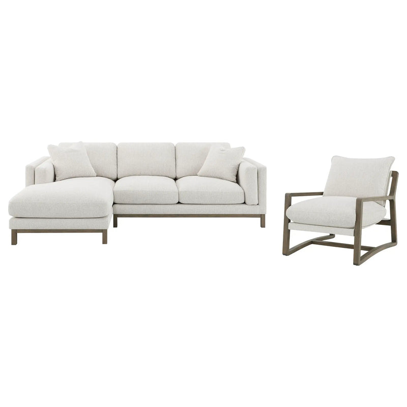 O'Brien - Sectional Sofa With Left Chaise - Sand by HouseOfZazla