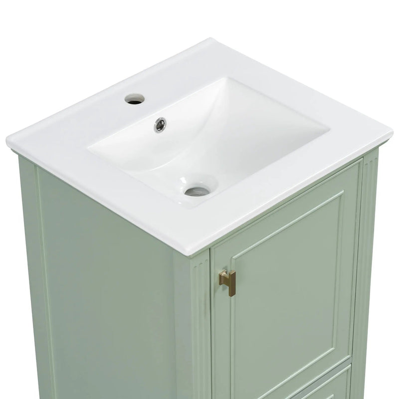 Retro Bathroom Vanity With Sink