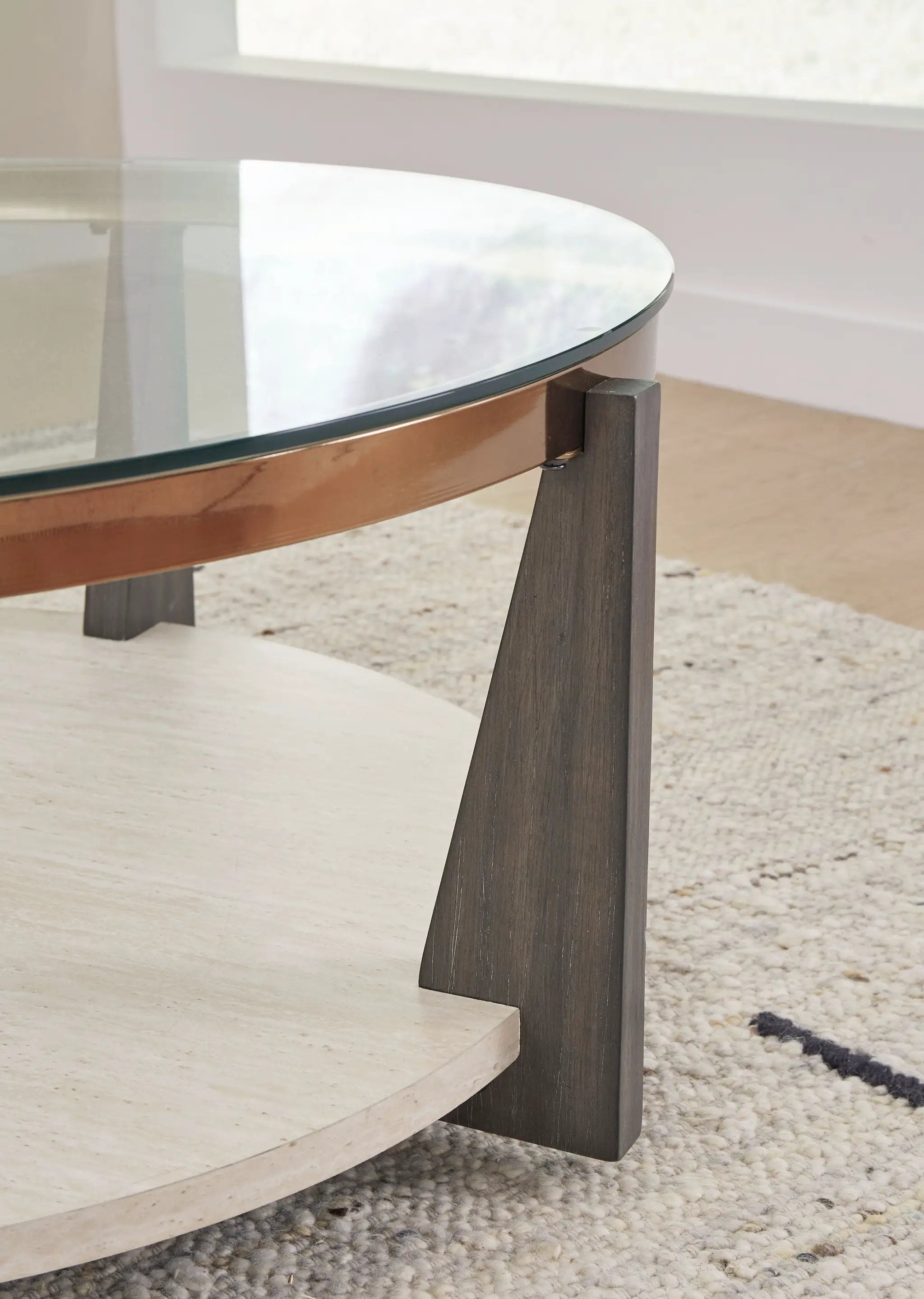Frazwa - Round Cocktail Table - Multi by Unique Piece Furniture