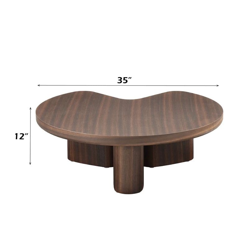 Yoab - Coffee Table - Brown Oak by HouseOfZazla