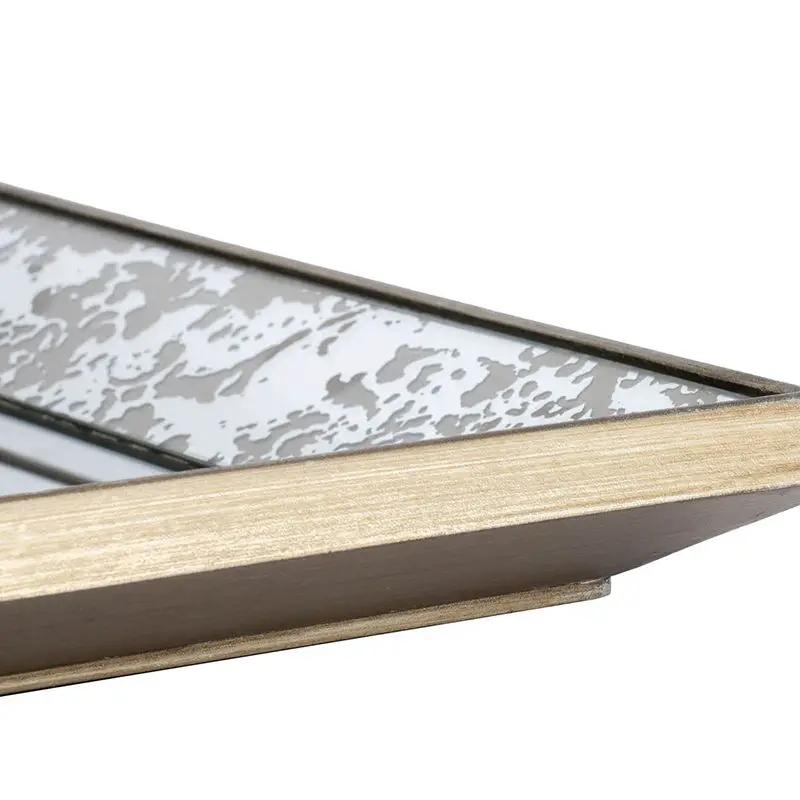 Antique Rectangle Mirror with Floral Accents by HouseOfZazla