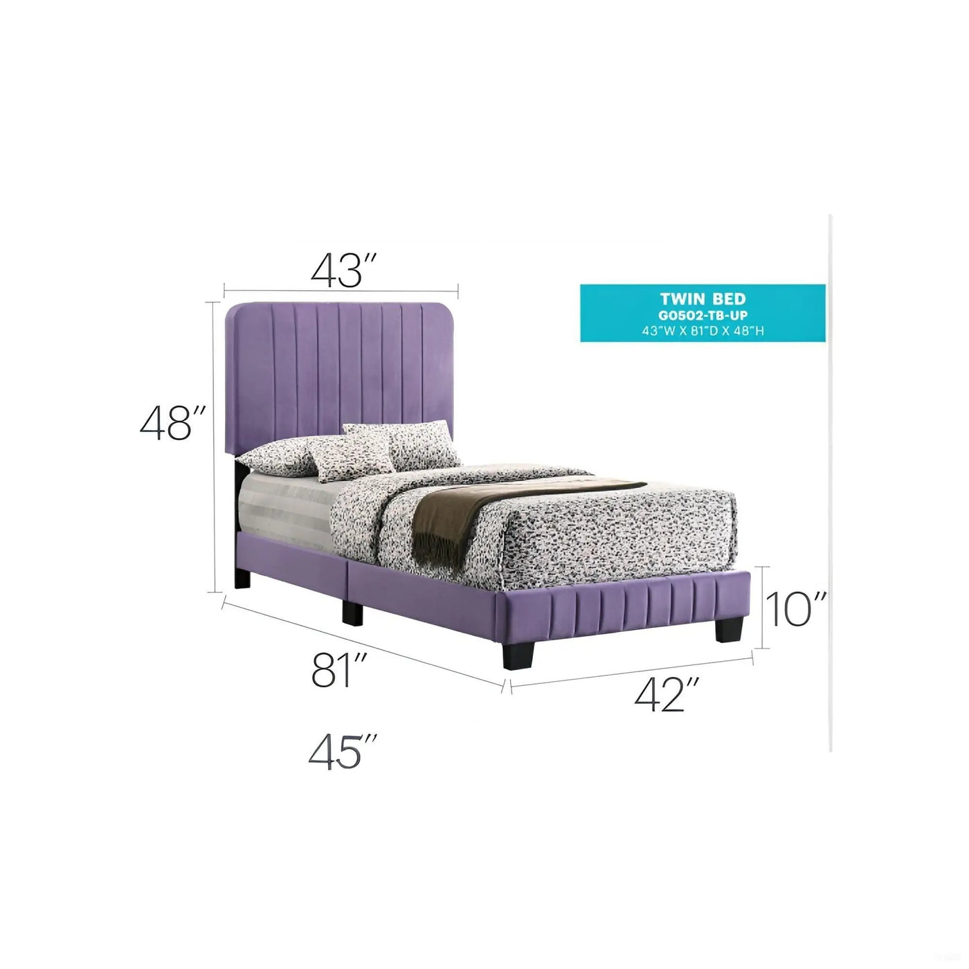 Channel Tufted Bed by HouseOfZazla