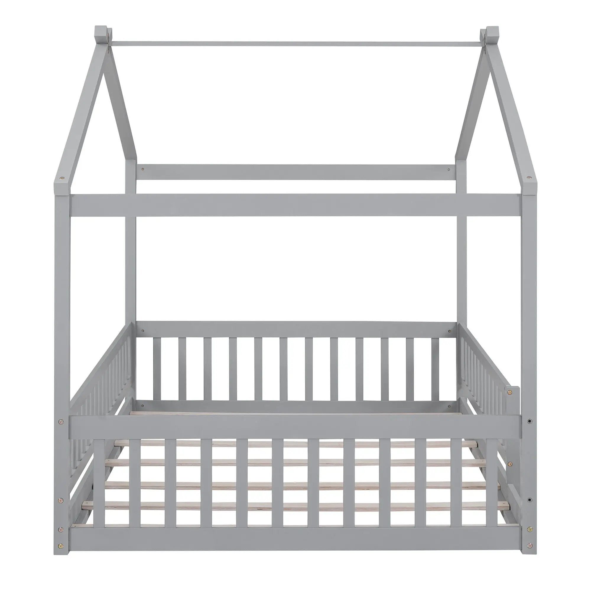 Bed House Bed Frame With Fence