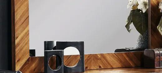Steampunk Mirror - Chestnut by Unique Piece Furniture