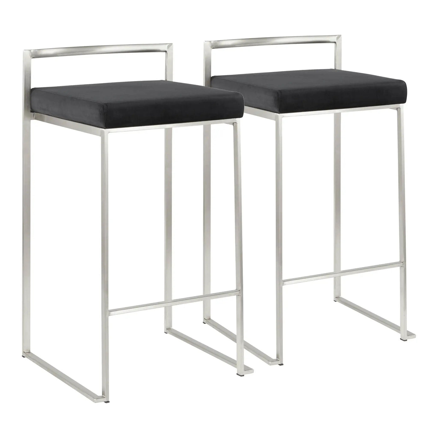 Fuji - Contemporary Elegant Stackable Counter Stool Set by HouseOfZazla