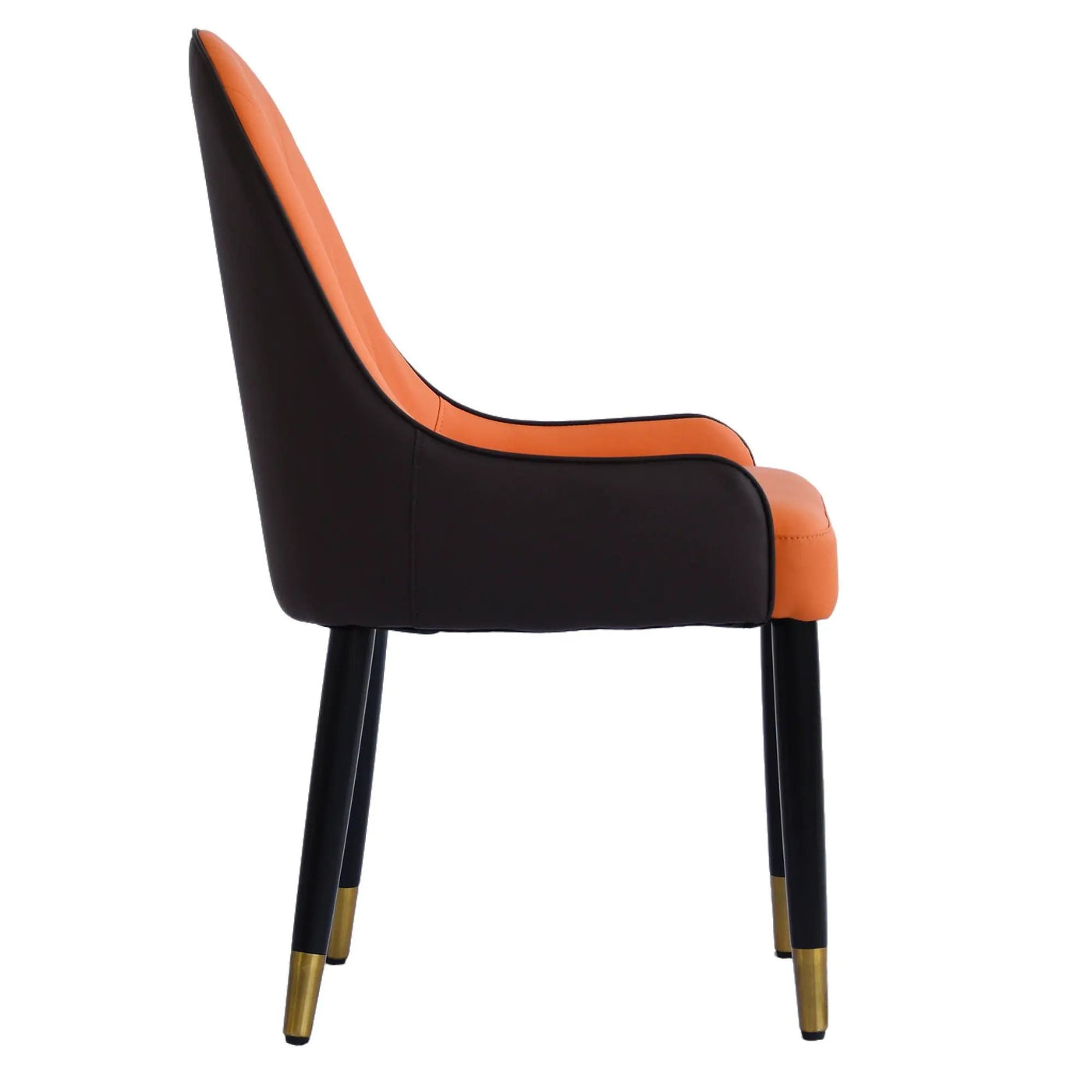 Modern Sponge-Filled Dining Chair, Solid Wood Metal Legs, Suitable For Restaurants, Living Rooms And Rooms (Set of 2) by HouseOfZazla