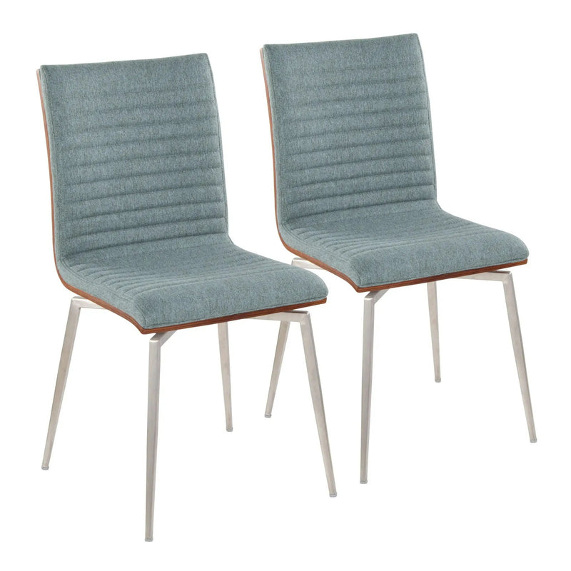 Mason - Contemporary Dining Chair (Set of 2) With Swivel by HouseOfZazla