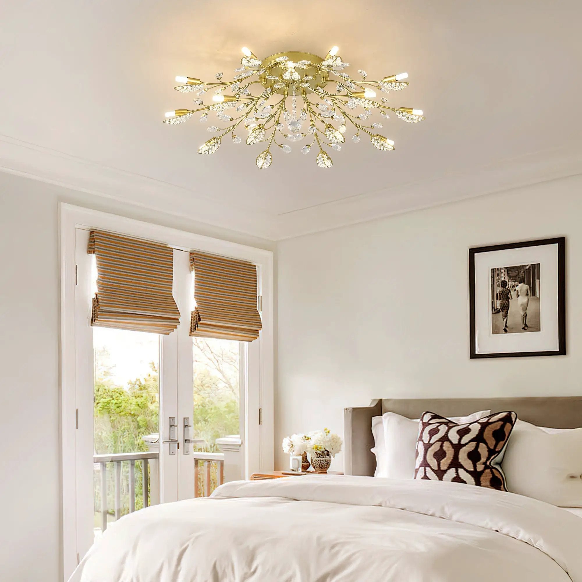 15-Light Chandelier Crystal Ceiling Lamp by HouseOfZazla