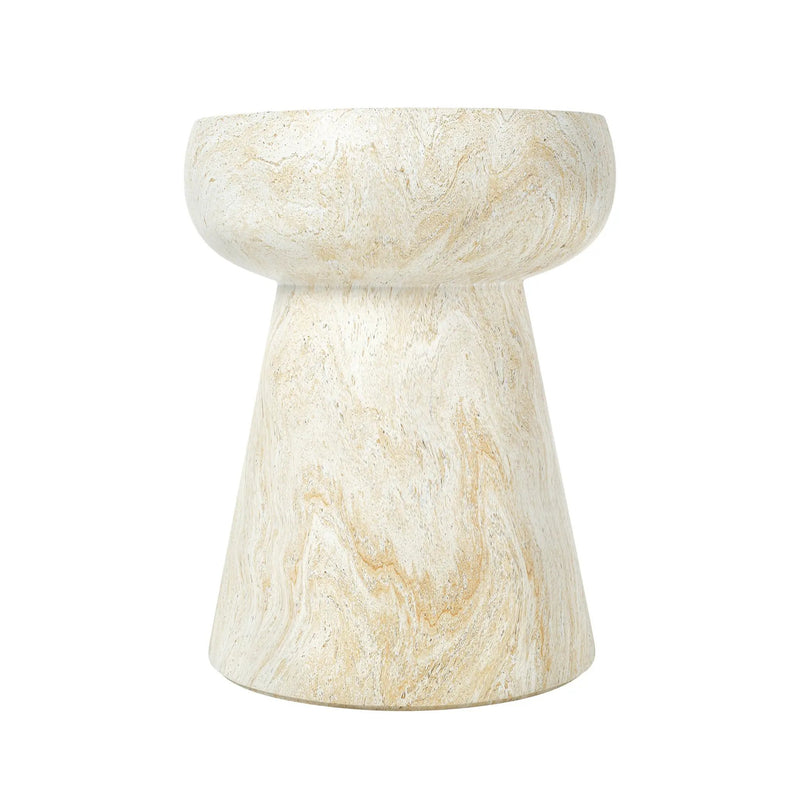 U_Style Mushroom-Shaped Outdoor Concrete Side Table by HouseOfZazla
