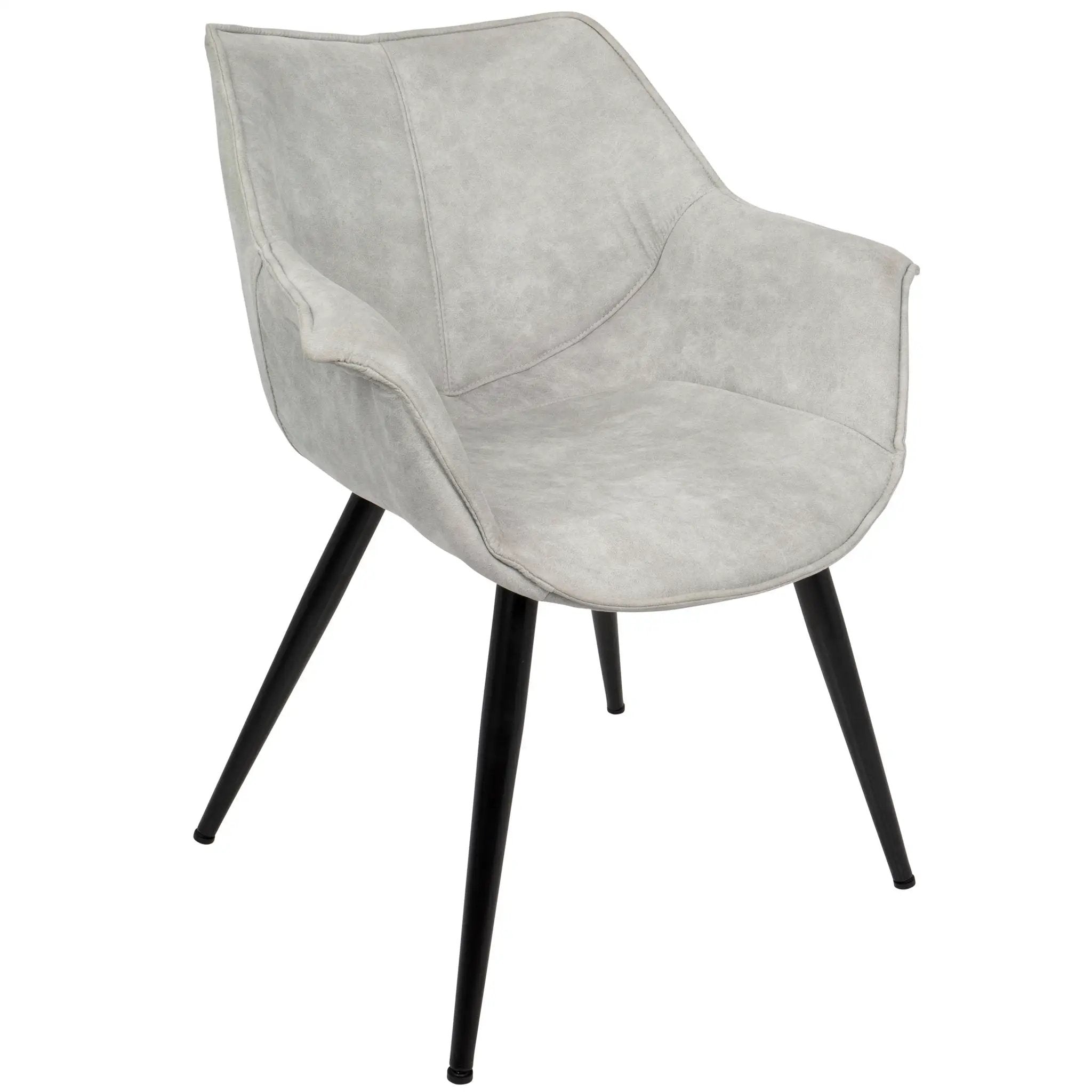 Wrangler - Industrial Chair (Set of 2) - Light Gray by HouseOfZazla