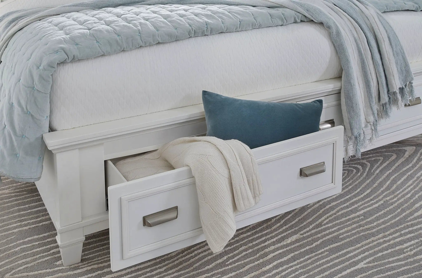 Charleston - Panel Storage Bed by Unique Piece Furniture