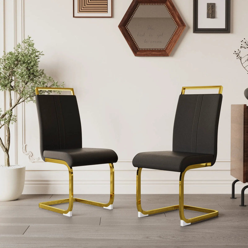 Side Dining Room Chair, Padded Seat High Back by HouseOfZazla