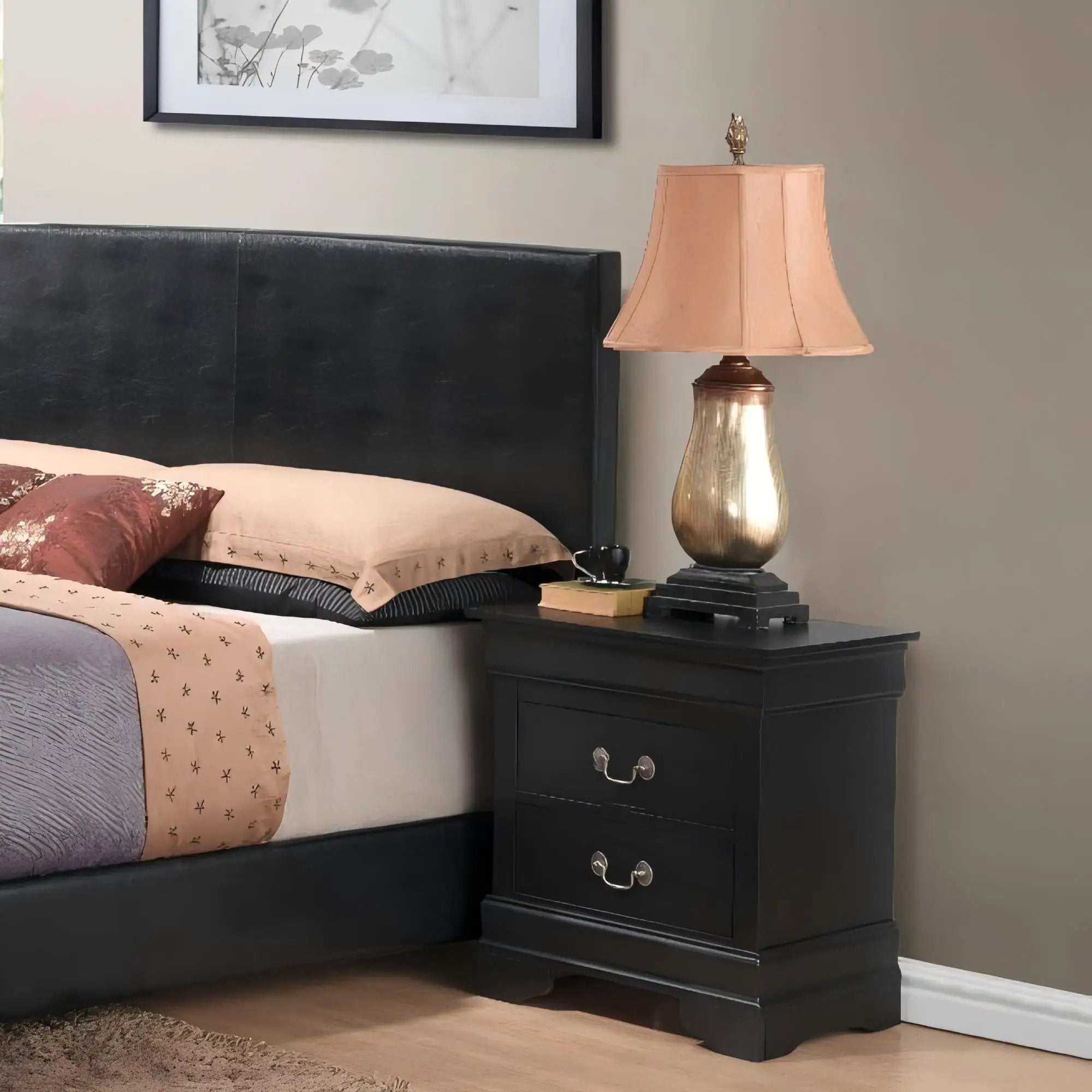 Louis Phillipe - Nightstand - Wood by HouseOfZazla
