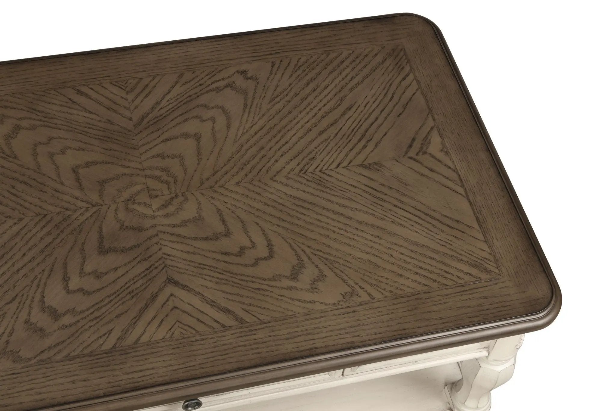Chairside Table With Storage - Antique White by Unique Piece Furniture
