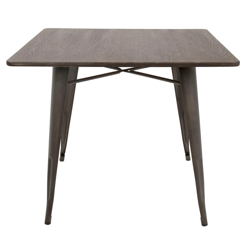 Oregon - Industrial / Farmhouse Dining Table - Espresso by Unique Piece Furniture