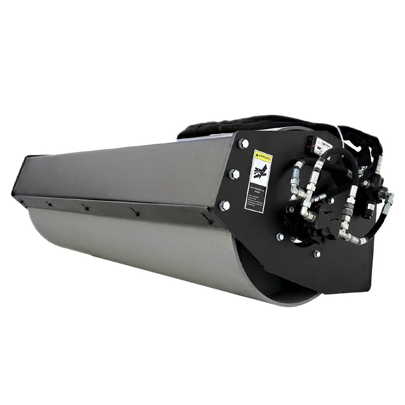 Greatbear 72" Skid Steer Vibratory Roller 24" Smooth Drum Attachment by Chery Industrial