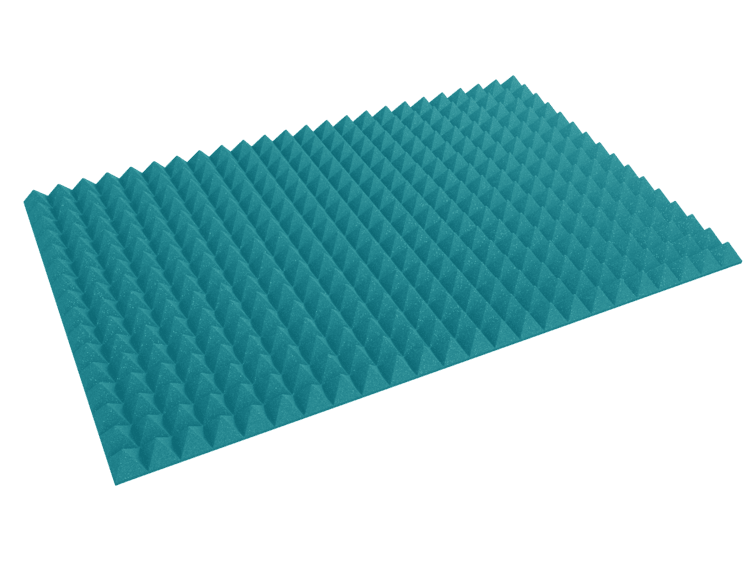 3 Inch Acoustic Foam Pyramid Style Panels - 13 Color Options by SoundAssured
