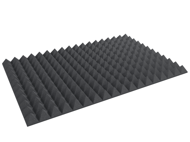 4 Inch Acoustic Foam Pyramid Style Panels - 13 Color Options, photo 44 of 53